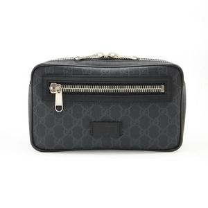 GUCCI Black Leather Fanny Pack
